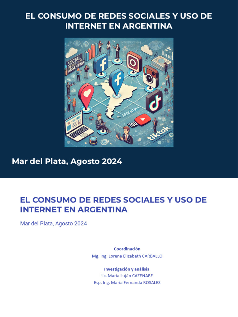 Uso de Redes Sociales en Argentina 2024 | PDF | Internet | Servicio de ...
