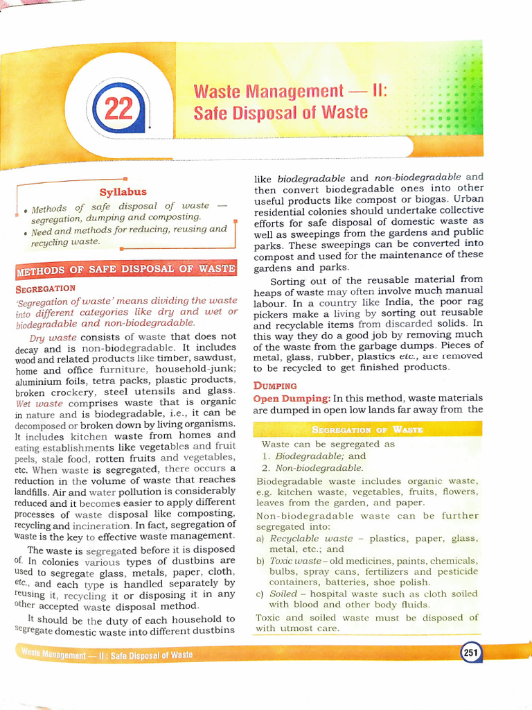 Waste Management II | PDF | Waste Management | Waste