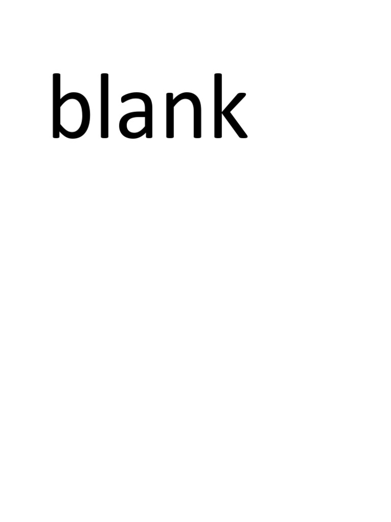 Blank | PDF