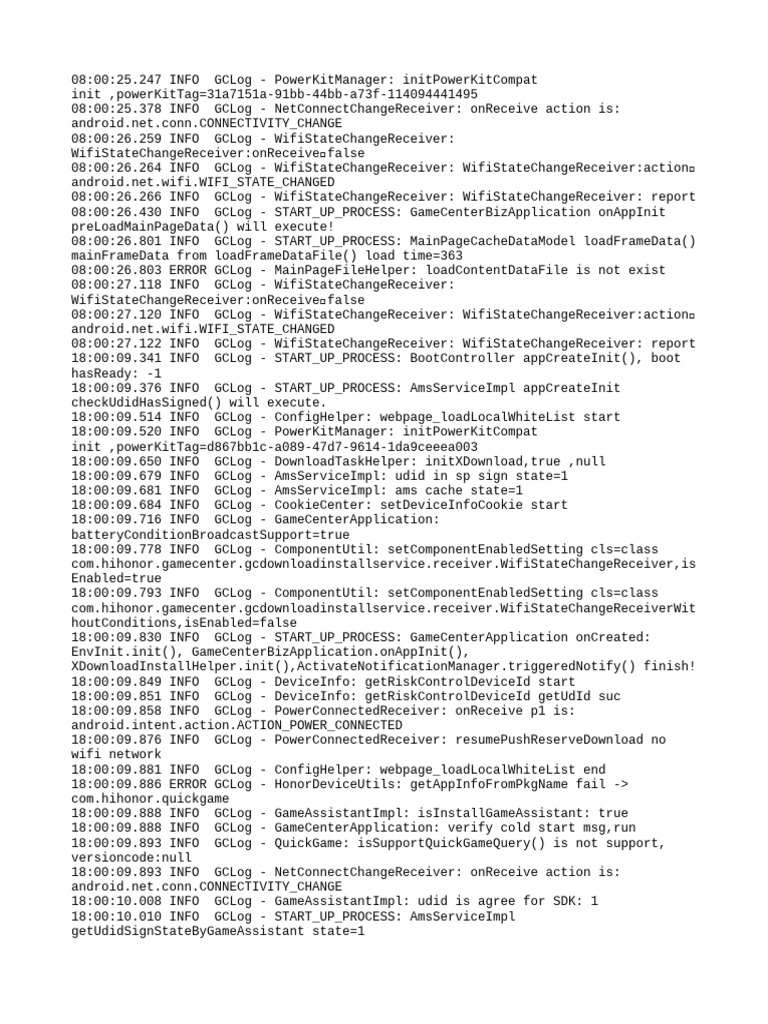 GameCenter Application Startup Log | PDF | Hypertext Transfer Protocol ...