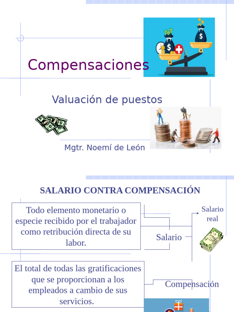 Presentación Compensaciones 2025-Est. (1) | PDF | Salario | Derecho laboral