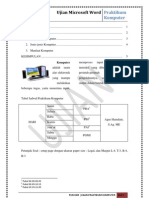 Materi Ujian MS. Word