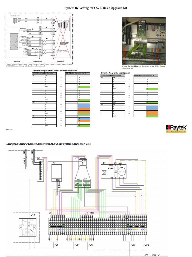 CS210 System Wiring Upgrade Guide | PDF | Physical Layer Protocols ...