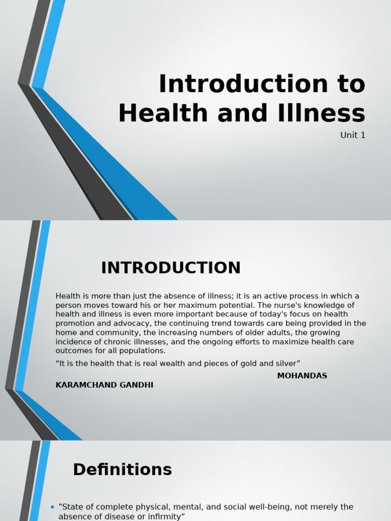 Introduction to Health and Illness | PDF | Vaccines | Immune System