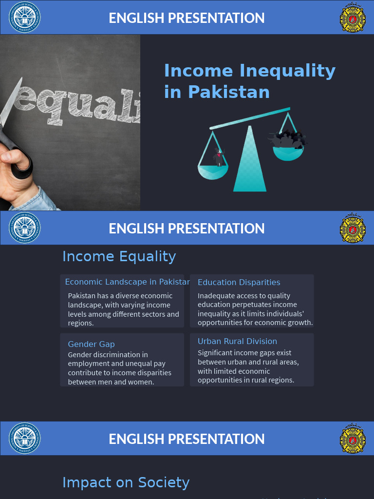 Income Inequality in Pakistan: Causes and Impact | PDF | Economic ...
