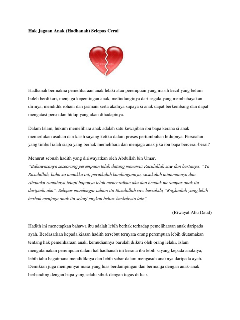 Hak Penjagaan Anak Artikel Pdf