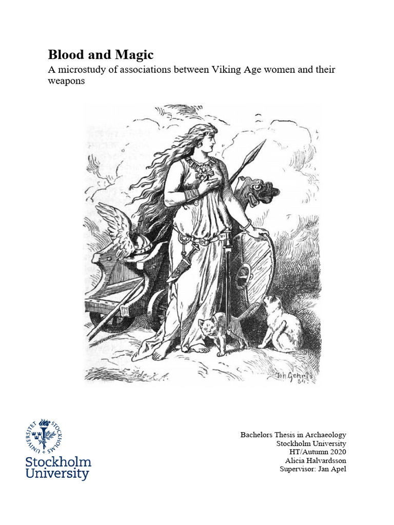 Viking Age Women and Weapons Analysis | PDF | Vikings | Norse Mythology