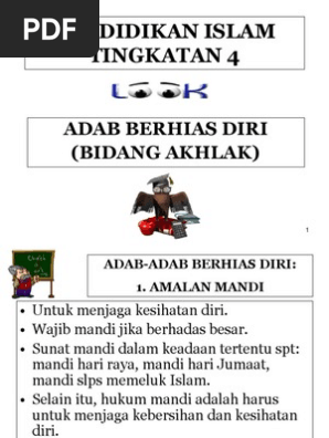 Adab Berhias Diri Ting 4 Pdf