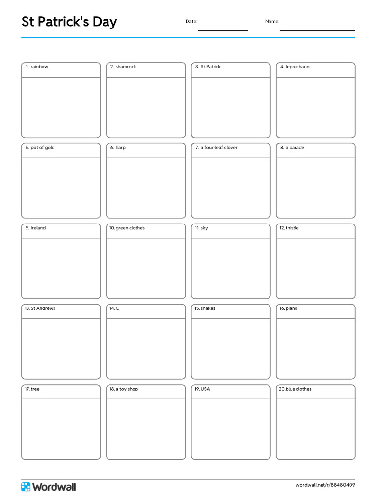 saint patricks day word search pdf