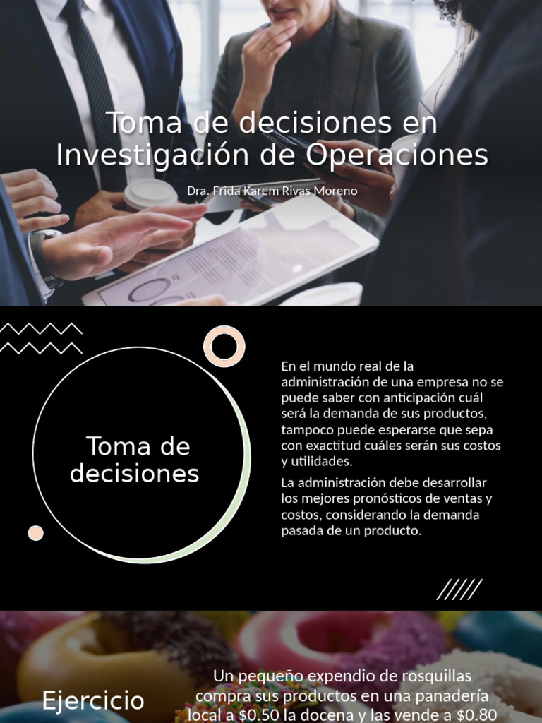 Toma de Decisiones en Operaciones | PDF | Toma de decisiones | Metodología