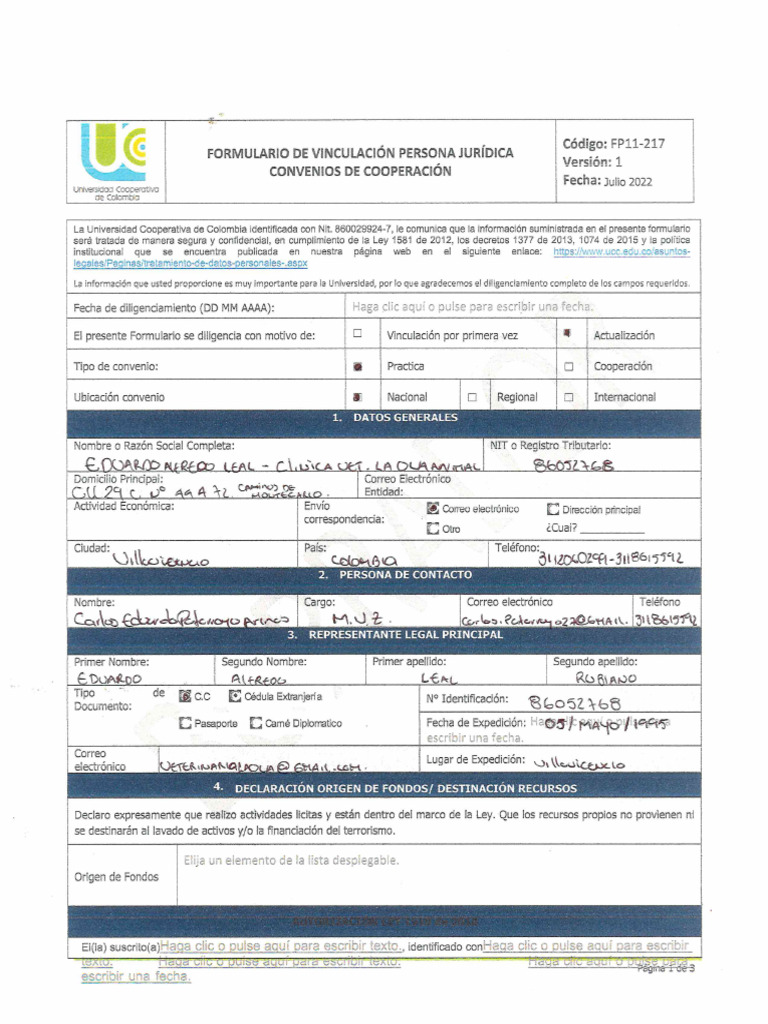 Formato Ucc | PDF