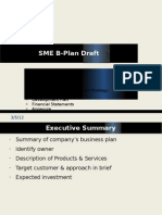 SME B-Plan Draft