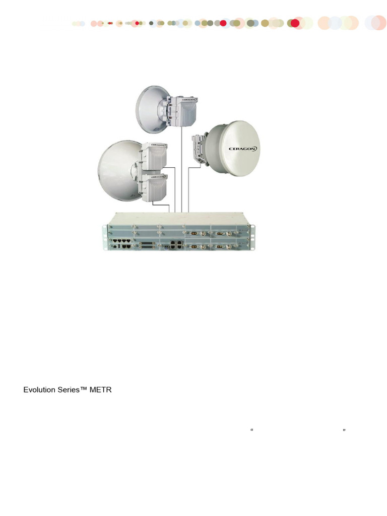 Ceragon Evolution METRO - ETSI - A4 - Rev. A | PDF | Ethernet | Data ...