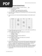 Multi Version Timestamp Ordering Protocol