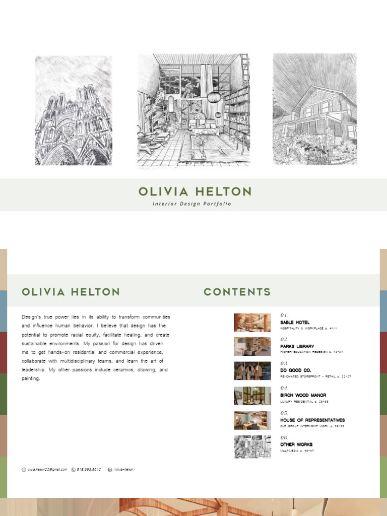 Olivia Helton's Interior Design Portfolio | PDF | Bedroom | Interior Design