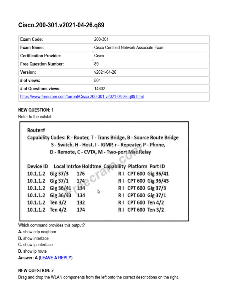 Router R1 Traffic Routing Configuration | PDF | Ip Address | Router ...