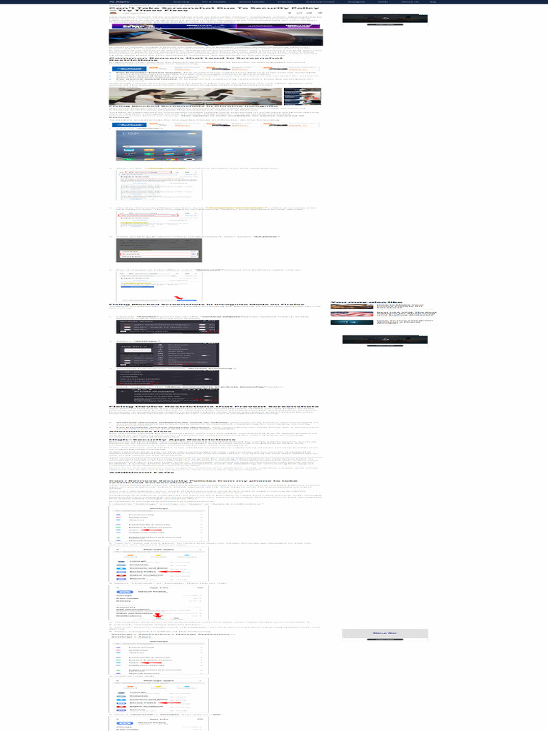 Can't Take Screenshot Due To Security Policy-Try These Fixes | PDF
