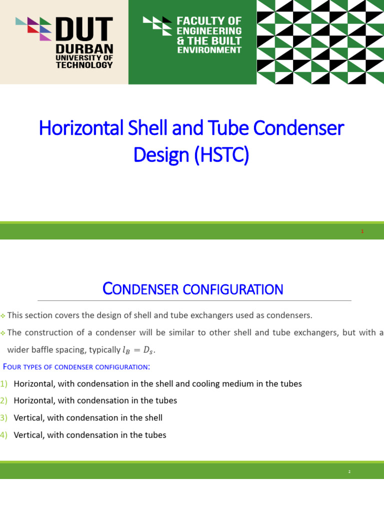 Cedb201 Condenser Design Slide - 2021 | PDF | Heat Exchanger | Heat ...