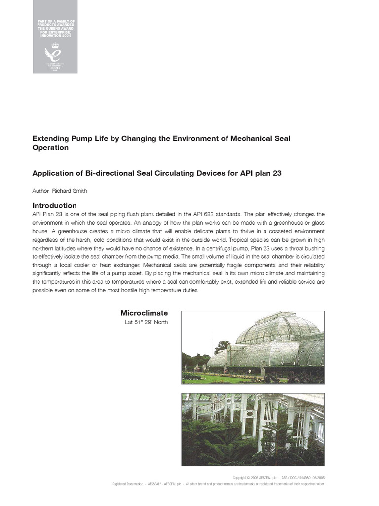 Bi-Directional Pumping Ring for Seals | PDF | Pump | Heat Exchanger