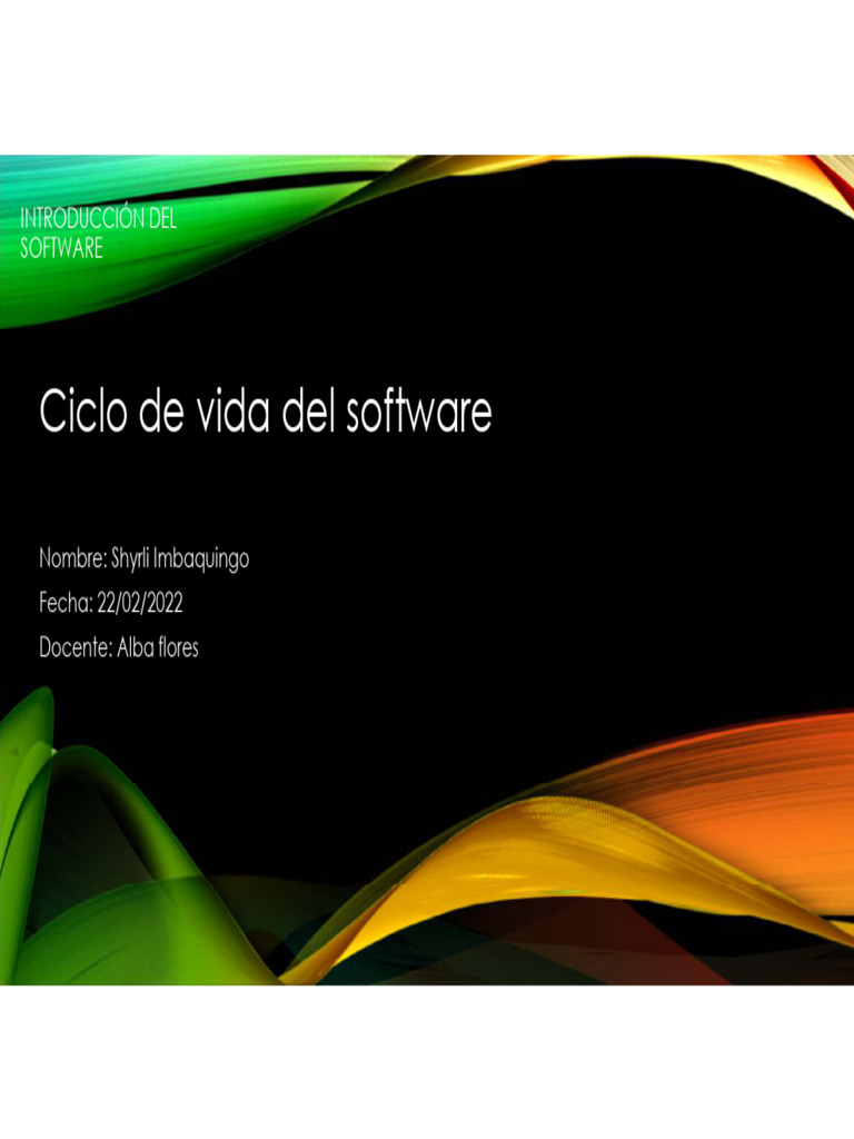 Fases del Ciclo de Vida del Software | PDF | Software | Ingeniería de ...