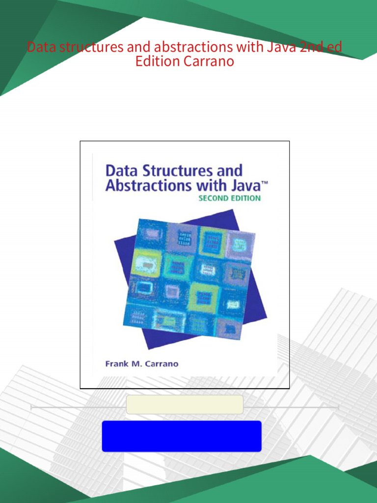 Data structures and abstractions with Java 2nd ed Edition Carrano - The ...