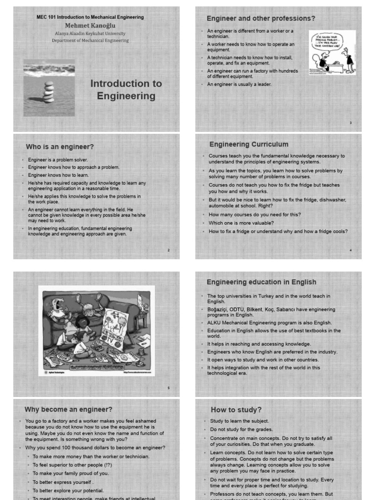 Introduction to Mechanical Engineering | PDF | Engineer | Engineering