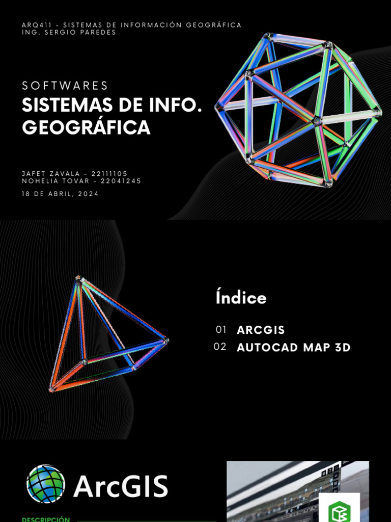 Software SIG | PDF | Sistema de información geográfica | Cad automático