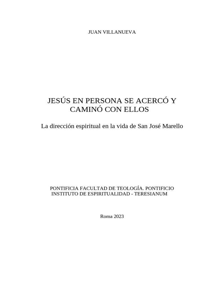 La Direccion Espiritual en La Vida de San Jose Marello - Oficial | PDF ...