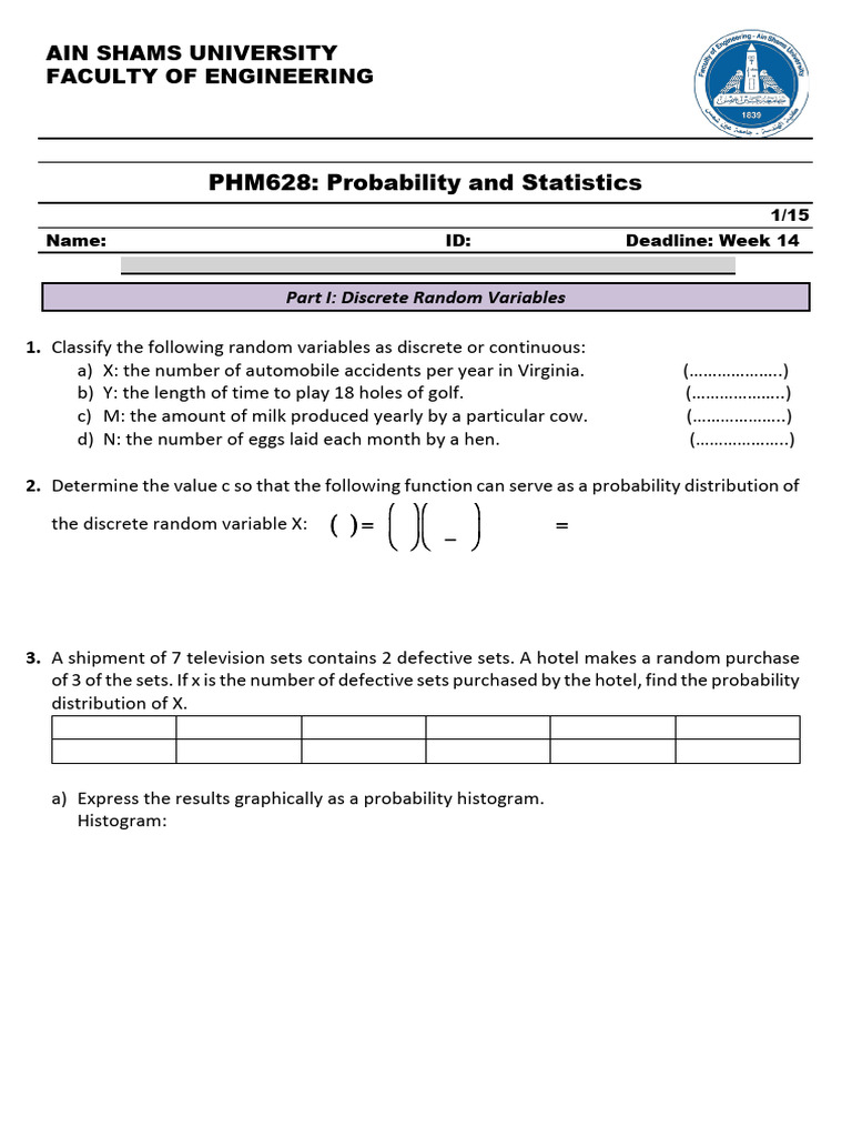 Joint Probability Distributions in Statistics | PDF | Probability ...