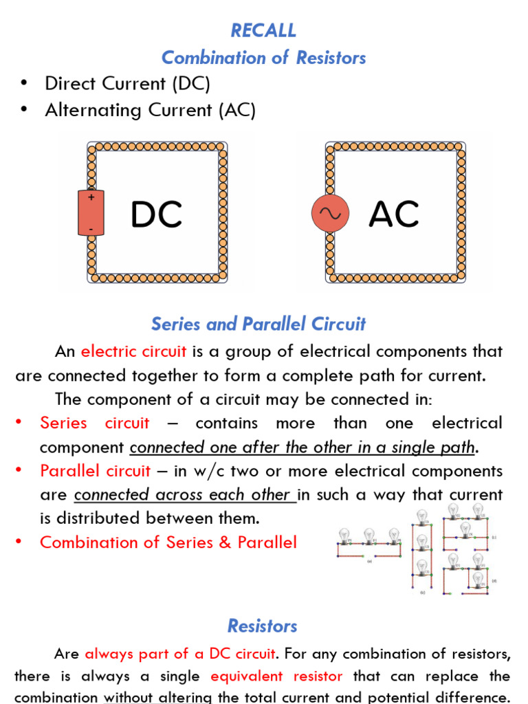 Resistor and Circuit Analysis Guide | PDF | Series And Parallel ...