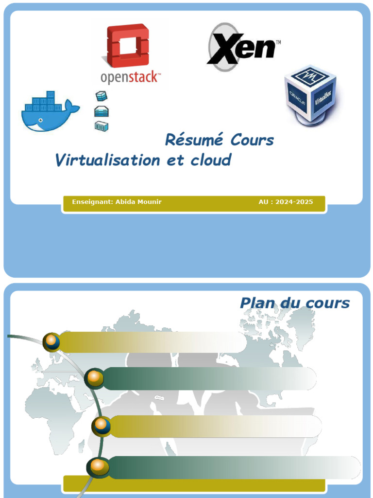 Virtualisation et Cloud Computing 2025 | PDF | Virtualisation | OpenStack