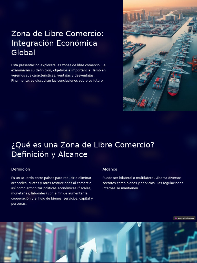 Zona de Libre Comercio Integracion Economica Global | PDF | Libre ...