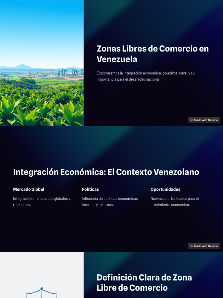 Zonas Libres de Comercio en Venezuela | PDF
