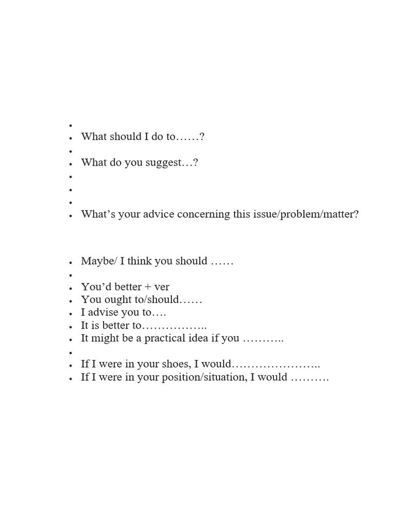 advice | PDF