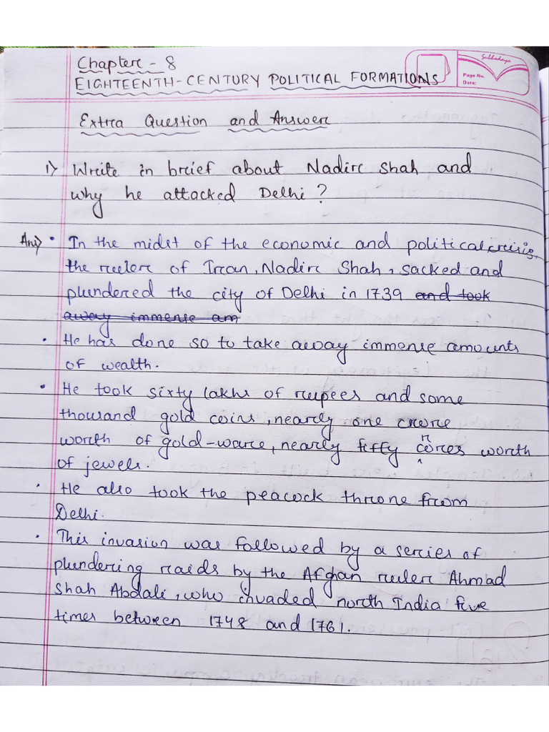 CH 8 Class 7 Extra Q & Ans | PDF