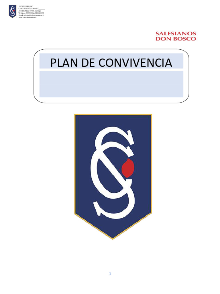 Plan de Gestion de Convivencia Escolar 2023 | PDF | Educación de la ...