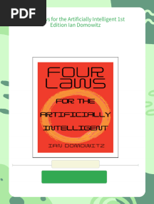 Four Laws for the Artificially Intelligent 1st Edition Ian Domowitz - Download the ebook today and own the complete content