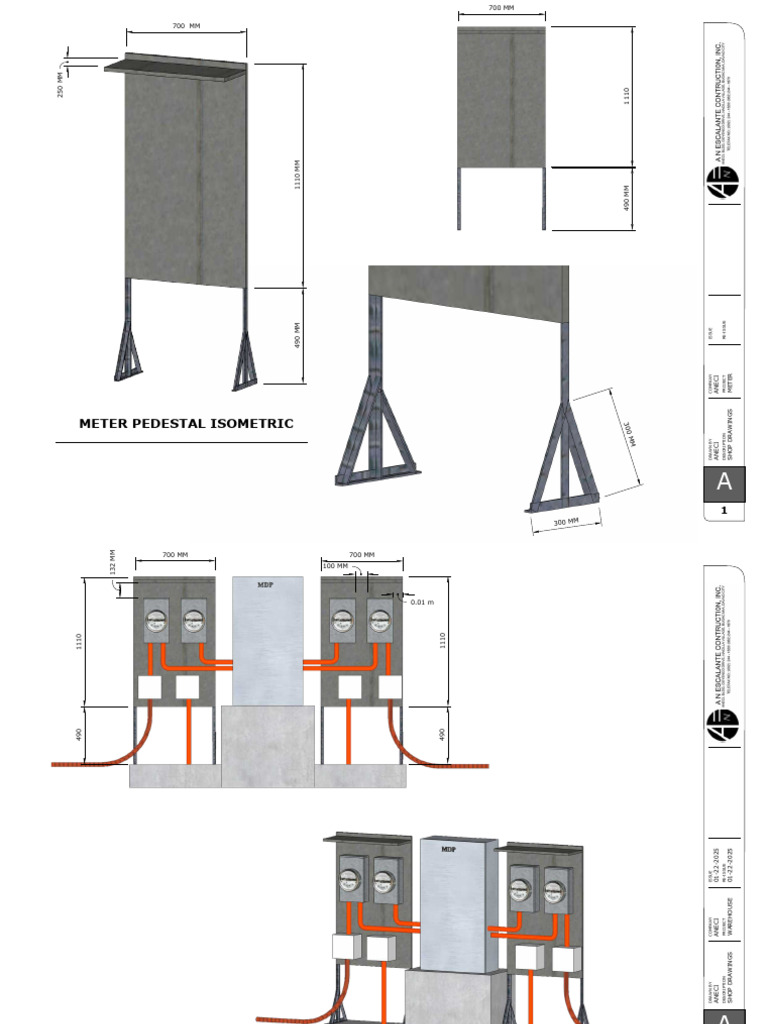 MDP Drawing for Warehouse Project | PDF