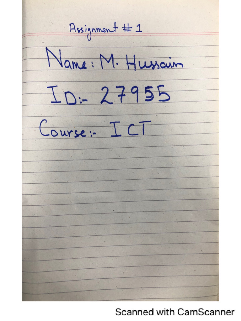 Assignment 1 Ict | PDF