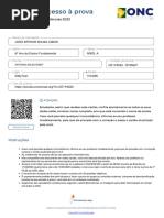 Prova ONC 2024 - Nível A - Representante 128301 | PDF | Temperatura | Museu