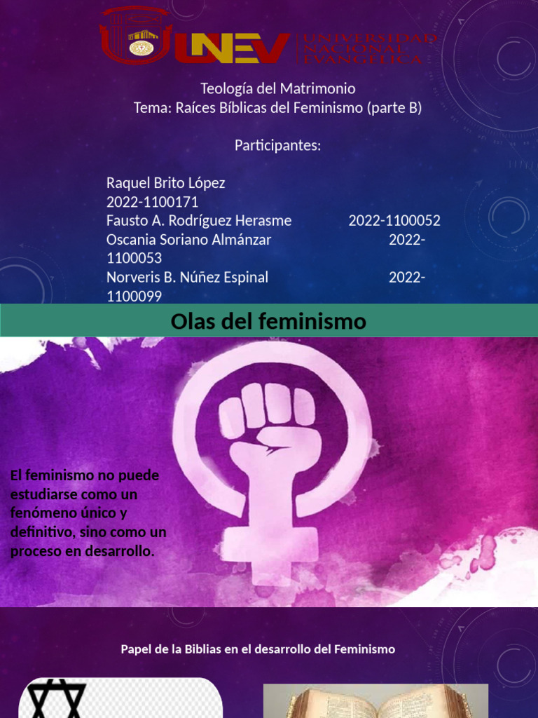 Exposion Teologia Del Matrimonio 1 | PDF | Feminismo | Estudios de género