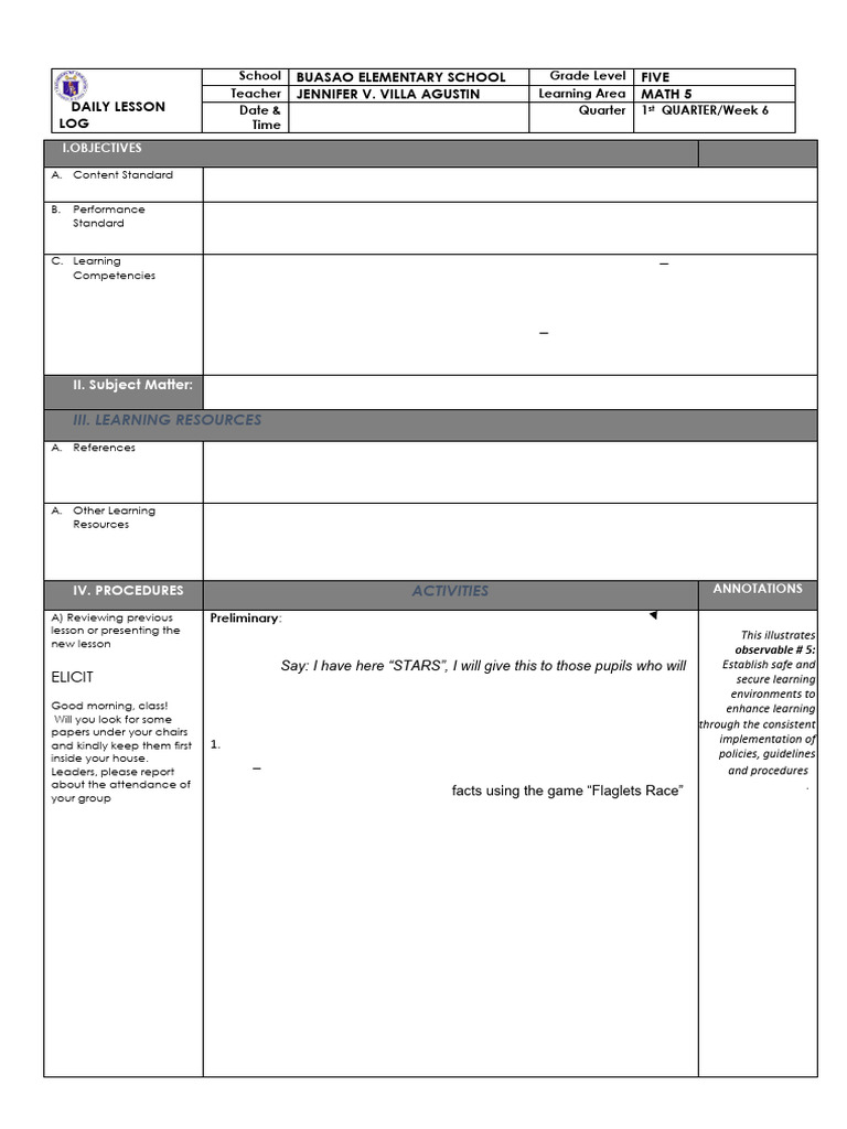 Cot Math 5 1st Quarter Week 6 Finding GCF and LCM Final | PDF ...