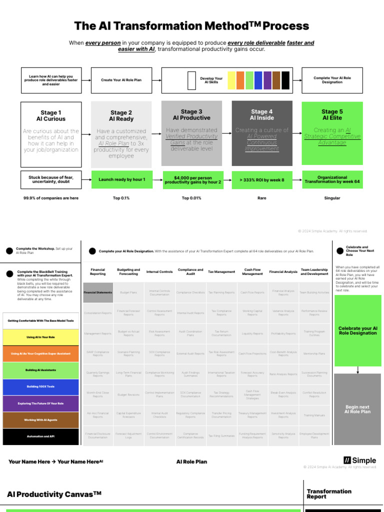 AI Role Plan for Productivity Gains | PDF | Regulatory Compliance ...
