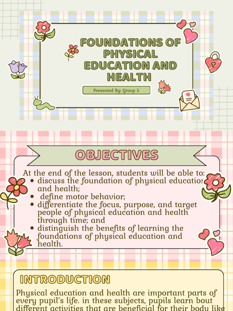 Foundations of Physical Education and Health | PDF | Physical Education