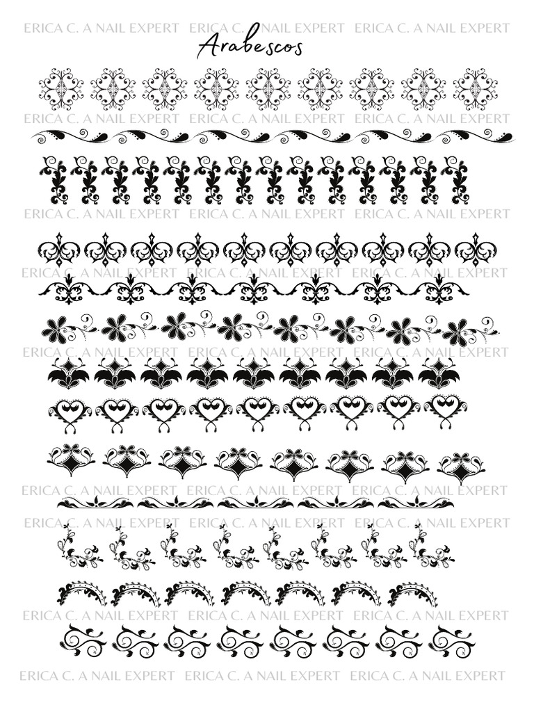 Arabescos Nail Art | PDF