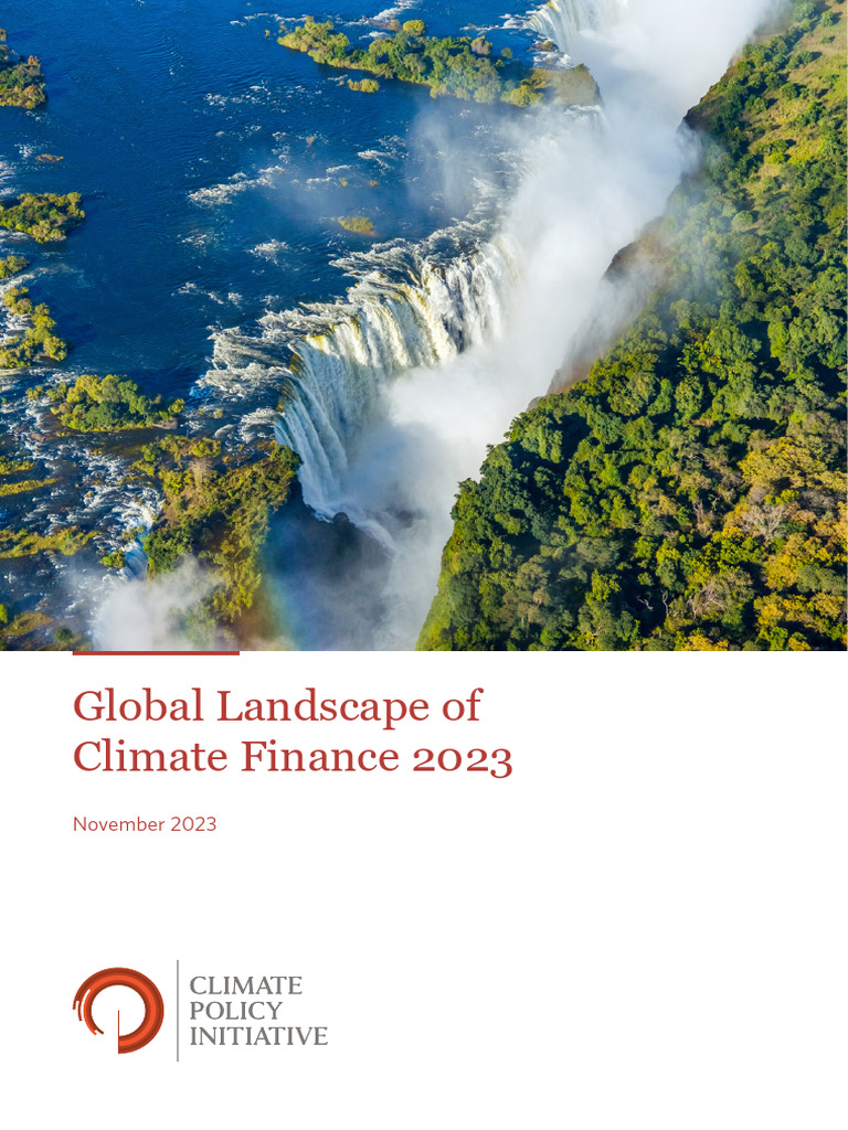 Executive Summary L Global Landscape of Climate Finance 2023 | PDF ...