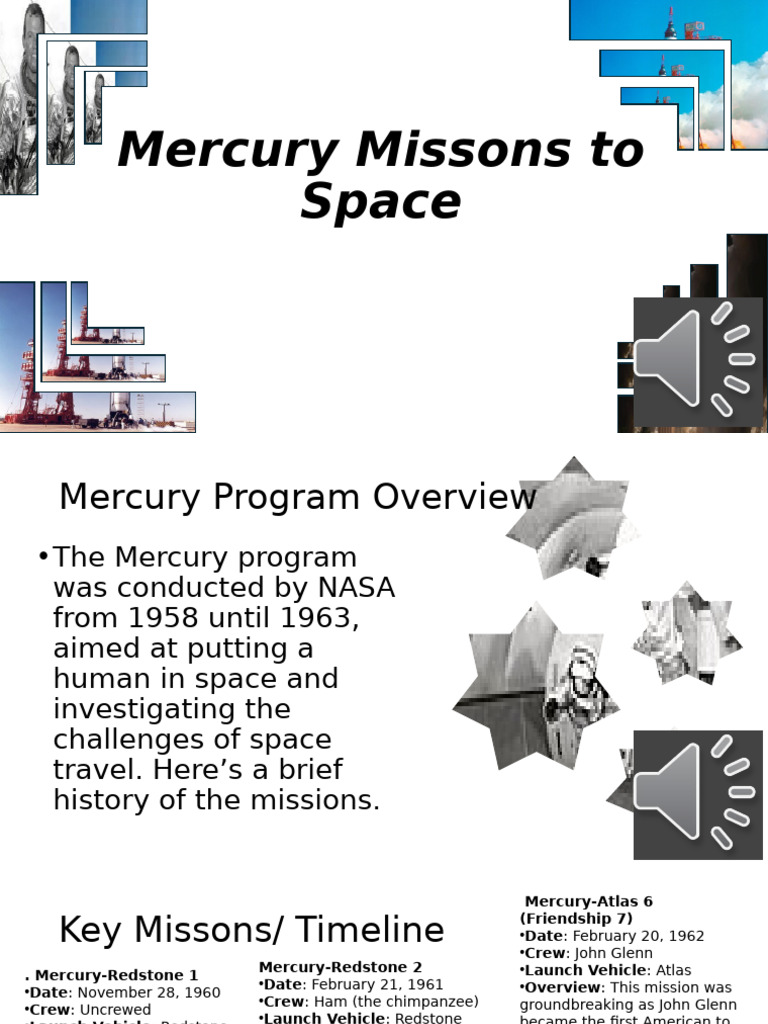 Mercury Missons To Space | PDF | Project Mercury | Human Spaceflight