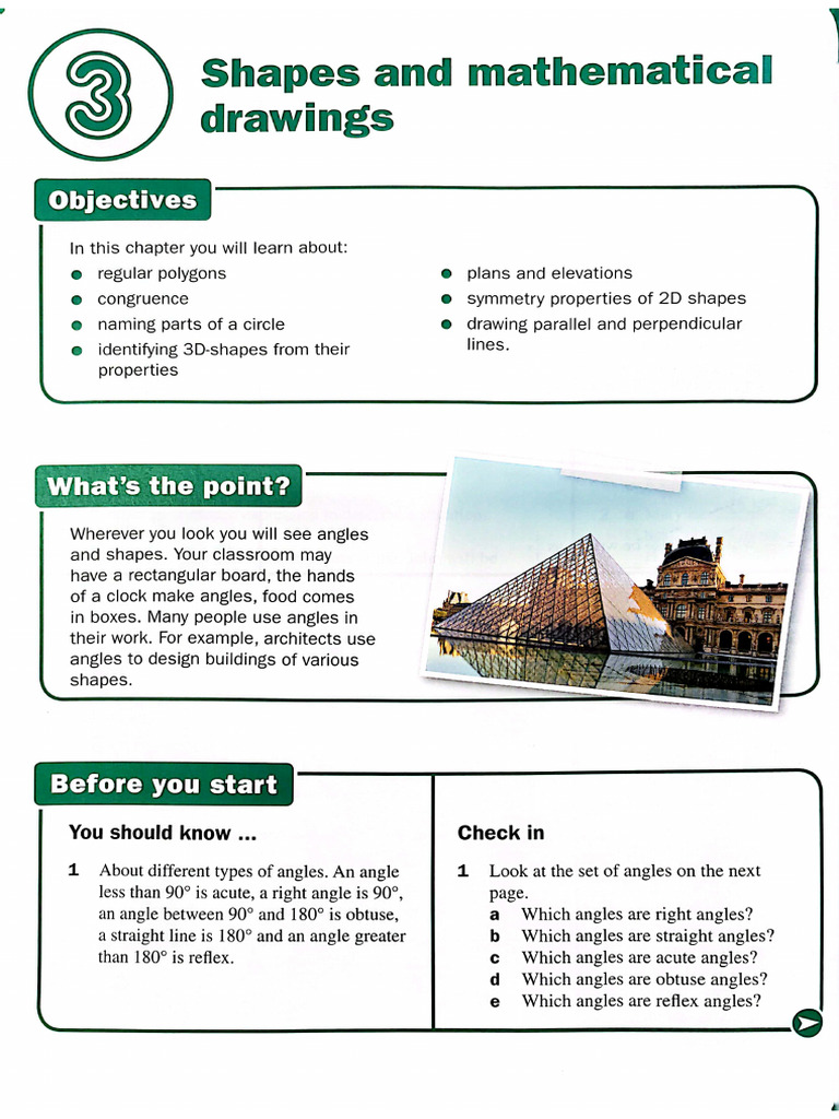 Chapter 3 - Shapes and Mathematical Drawings | PDF