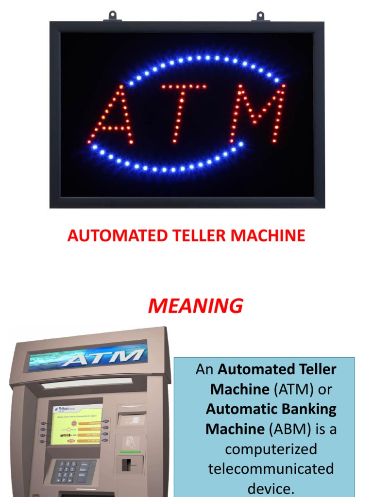 ATM | PDF | Automated Teller Machine | System Software