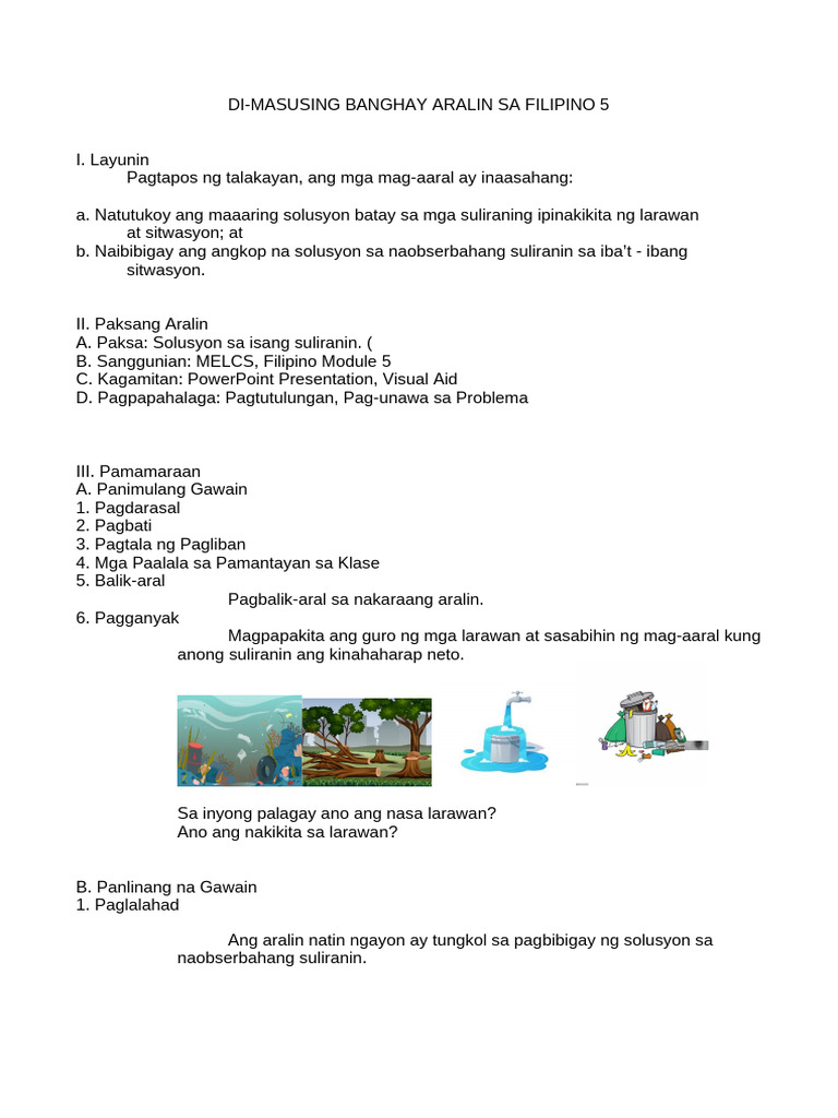 Filipino LP Bayog | PDF